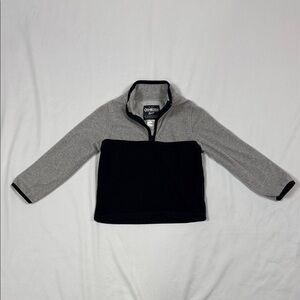 OshKosh B'gosh Heather Gray and Navy Quarter Zip